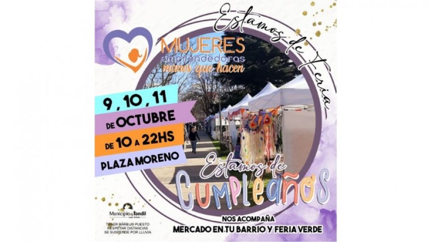 La feria de "Mujeres Emprendedoras" celebra su cuarto aniversario con una edición ampliada 